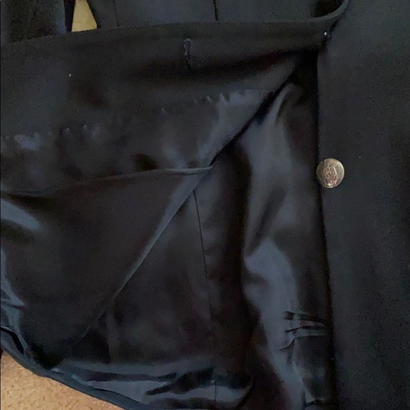 Black military style blazer/jacket - Picture 8 of 12